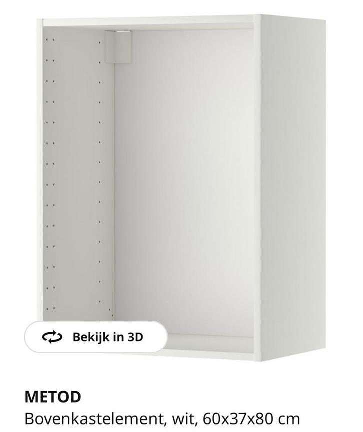 Ikea method keukenkast bovenkast, Huis en Inrichting, Keuken | Keukenelementen, Nieuw, Ophalen