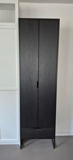 WOOOD wandkast Silas zwart 60x210x36, Ophalen, Gebruikt
