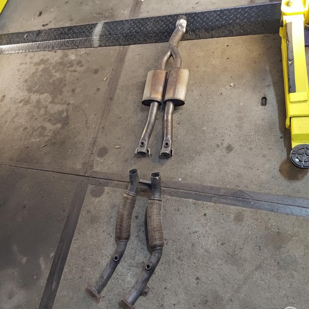 R32 voorpijp en middendemper golf 5 r32 audi a3 3.2 v6 vr6, Ophalen, Gebruikt, Audi