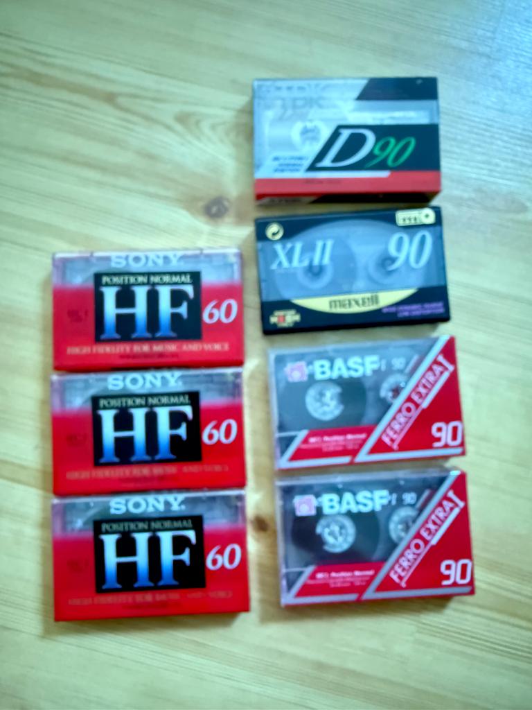 Nieuwe cassettebandjes - div. oa Sony,  Basf,Maxell, TDK, Cd's en Dvd's, Cassettebandjes, 2 t/m 25 bandjes, Overige genres, Ophalen of Verzenden