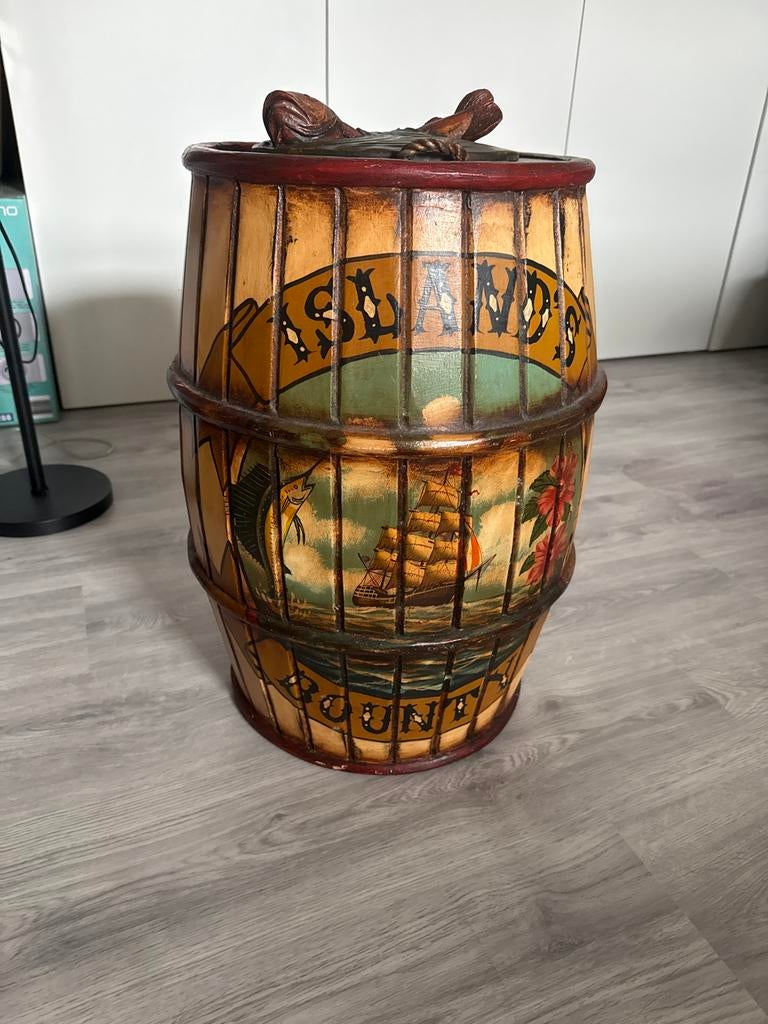 Piraten ton, Verzamelen, Speelgoed, Gebruikt, Ophalen