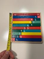 Houten rekenspel. Educatief leren splitsen, Ophalen of Verzenden, Zo goed als nieuw