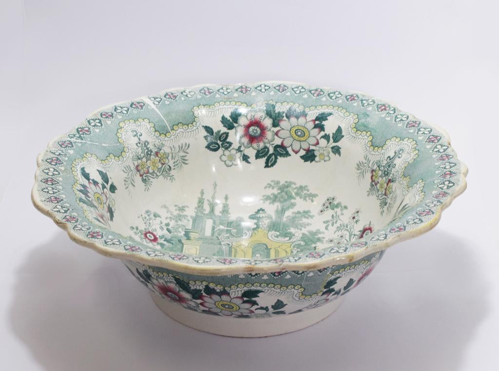 Mason 's ironstone China kom - zeldzaam transferware print, Antiek en Kunst, Antiek | Servies los, Ophalen