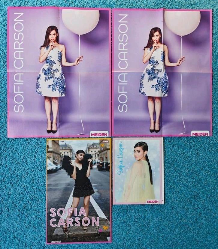 Sofia Carson posters meiden tina, Verzamelen, Rechthoekig Staand, Nieuw, Ophalen of Verzenden, A1 t/m A3