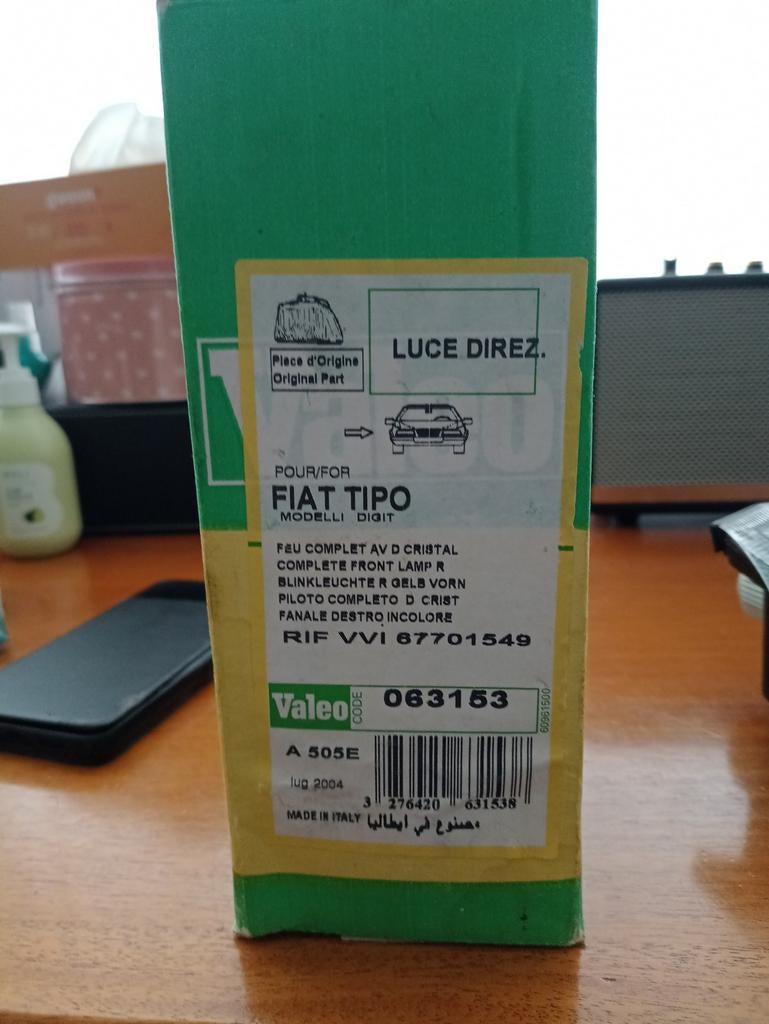 Valeo Knipperlicht Rechts Voor Fiat Tipo - Nieuw, Ophalen of Verzenden, Nieuw, Fiat