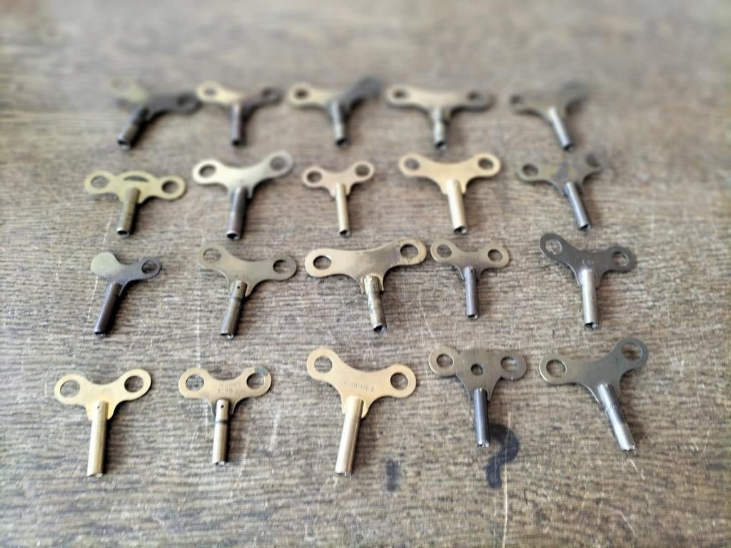 20 Klokken Opwindsleutels., Ophalen of Verzenden, Nieuw, Staal