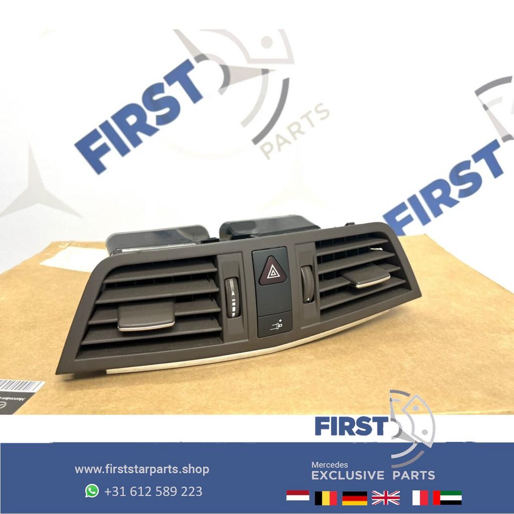 W212 W207 VENTILATIE LUCHTROOSTER MIDDEN BRUIN Mercedes E KL, Gebruikt, -, Ophalen of Verzenden, -