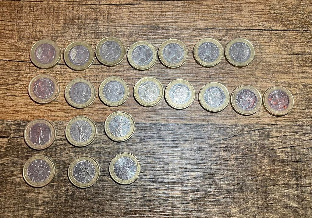 Verschillende 1 euromunten, Ophalen of Verzenden, Buitenland, Munten