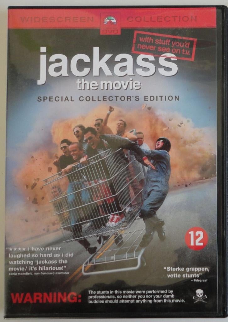 Jackass: The Movie (2002) *Special Collector's Edition, Vanaf 12 jaar, Ophalen of Verzenden, Zo goed als nieuw, Actiekomedie