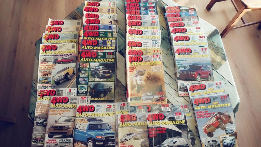 Verzameling 4WD Auto-Magazine (2000-2003), Boeken, Ophalen of Verzenden, Gelezen, Algemeen