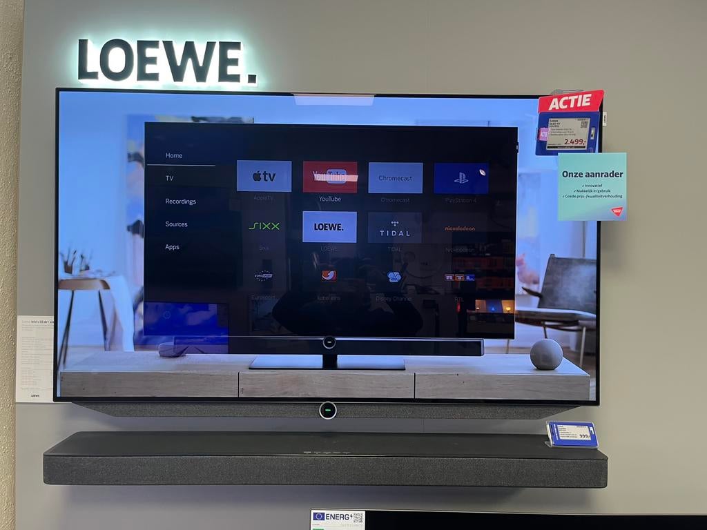 Loewe tv 55 inch OLED, Audio, Tv en Foto, Televisies, Overige merken, 50 Hz, Ophalen of Verzenden, Zo goed als nieuw