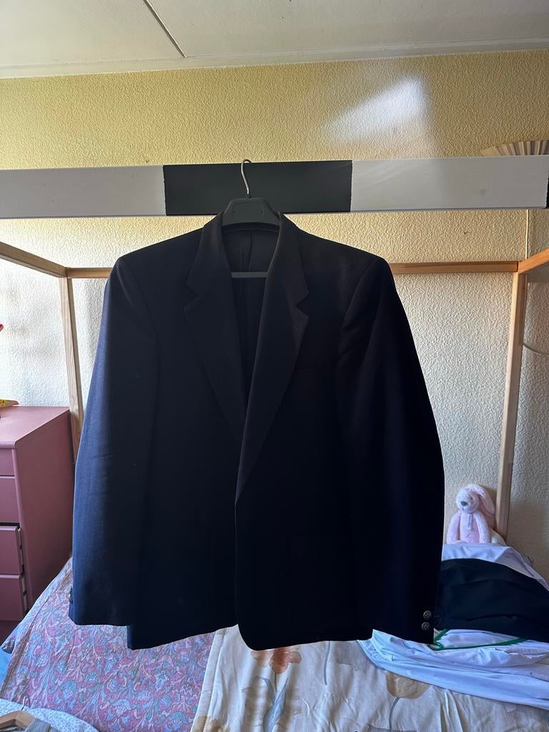 Frans Molenaar Donkerblauw Heren Pak - Maat XL, Kleding | Heren, Kostuums en Colberts, Ophalen of Verzenden, Zo goed als nieuw