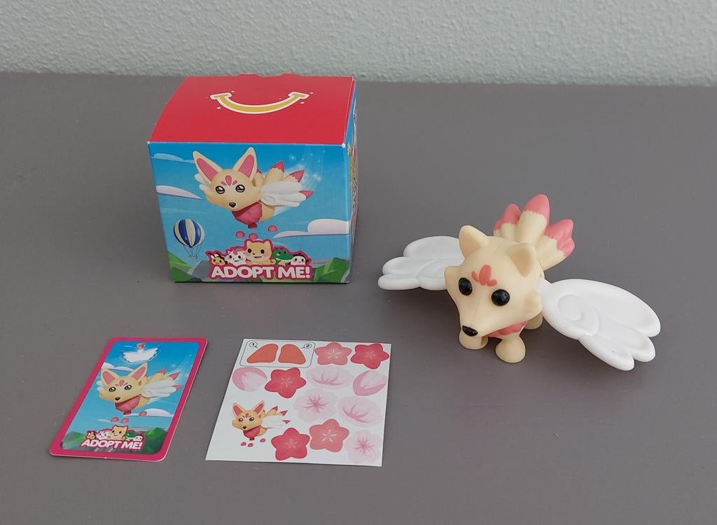 ROBLOX ADOPT ME! Happy Meal - Flying Kitsune, Verzamelen, Ophalen of Verzenden, Zo goed als nieuw