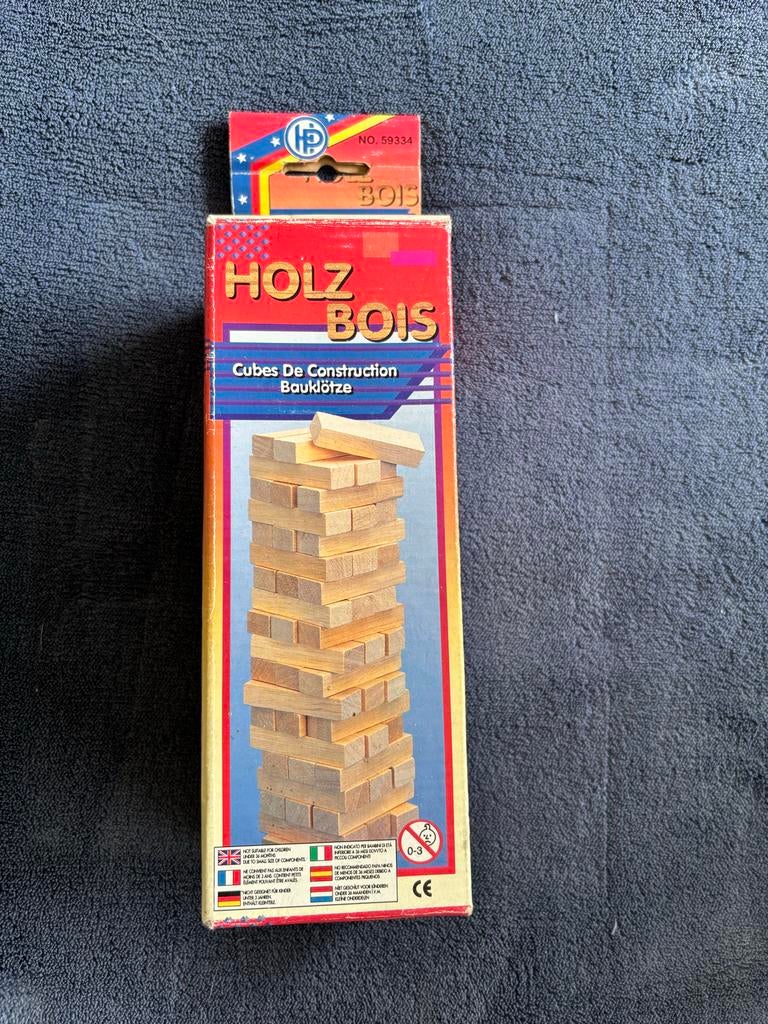 Houtblokjes spel, Ophalen of Verzenden, Gebruikt, Overige merken