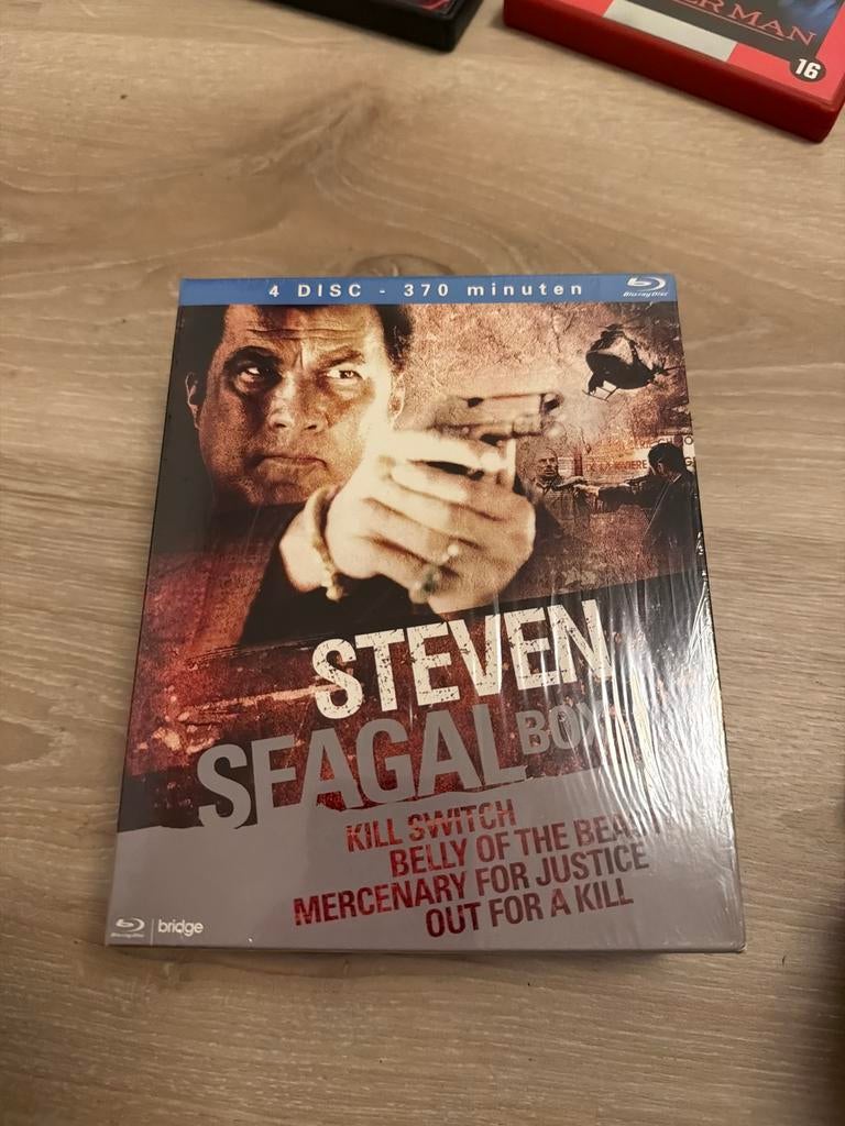 Steven Seagal DVD Boxset - 4 Actiefilms, Cd's en Dvd's, Dvd's | Actie, Nieuw in verpakking, Actie, Boxset, Vanaf 16 jaar, Ophalen of Verzenden