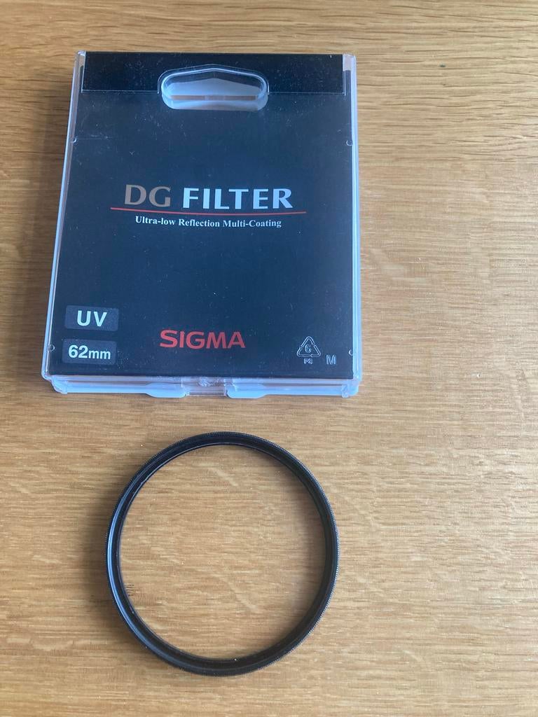 Sigma UV Filter 62mm - Gebruikt maar in goede staat, Audio, Tv en Foto, Overige merken, UV-filter, Ophalen of Verzenden, Gebruikt