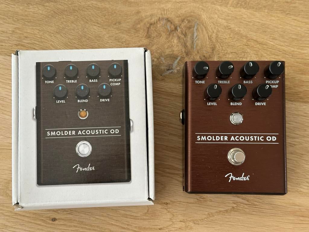 Fender Smolder Acoustic OD Overdrive Pedaal, Ophalen of Verzenden, Zo goed als nieuw, Distortion, Overdrive of Fuzz