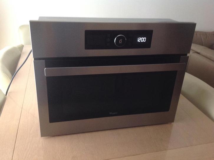 Whirlpool combimagnetron(6th Sense ), Witgoed en Apparatuur, Magnetrons, Zo goed als nieuw, Inbouw, Combimagnetron, Crisp, Grill