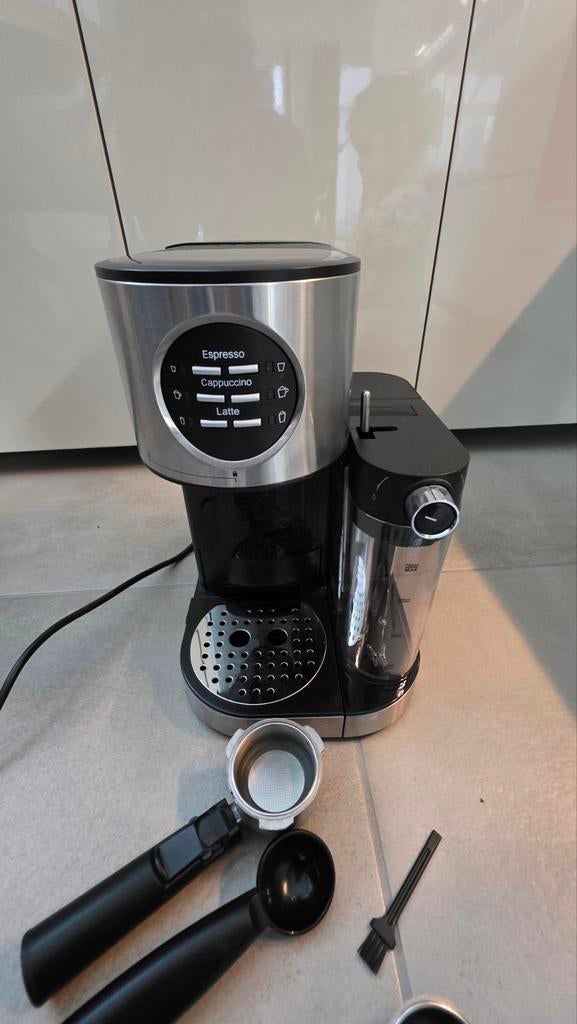 SILVERCREST Espressomachine - Espresso, Cappuccino, Latte, Witgoed en Apparatuur, Koffiezetapparaten, Espresso apparaat, Nieuw