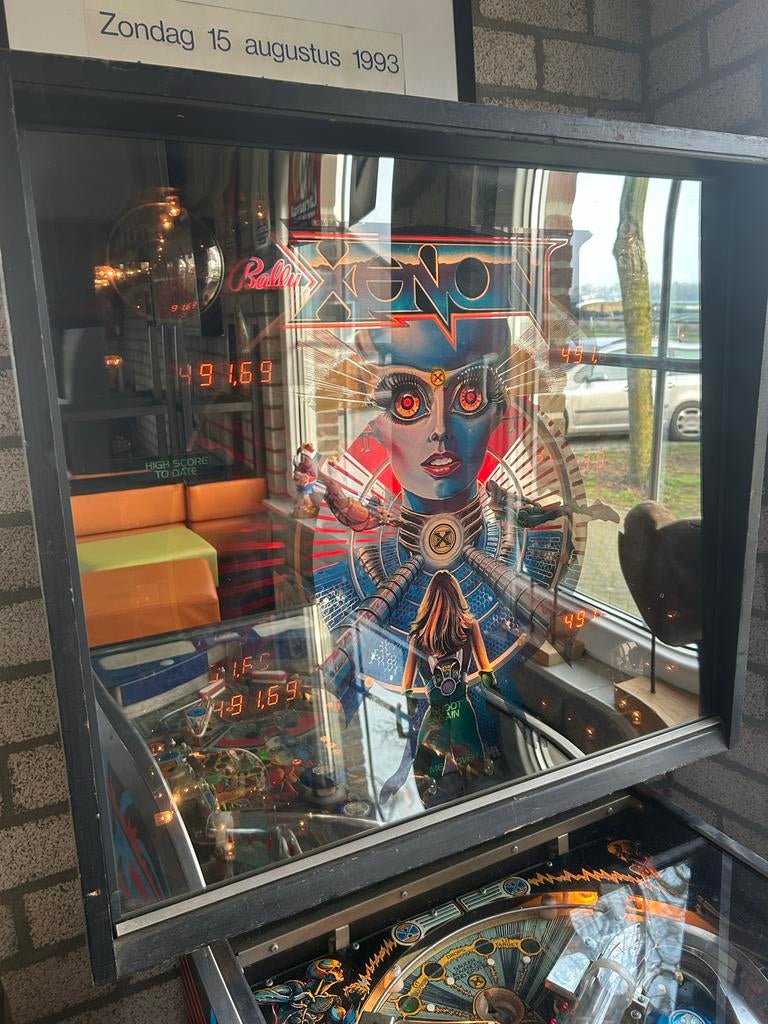 Bally Xenon Flipperkast - Klassieke Sci-Fi uit 1980, Verzamelen, Ophalen, Gebruikt, Elektronisch, Bally