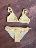 Hema Bikini GeelGestreept Maat 134/140, Ophalen of Verzenden, Zo goed als nieuw, Geel, Bikini
