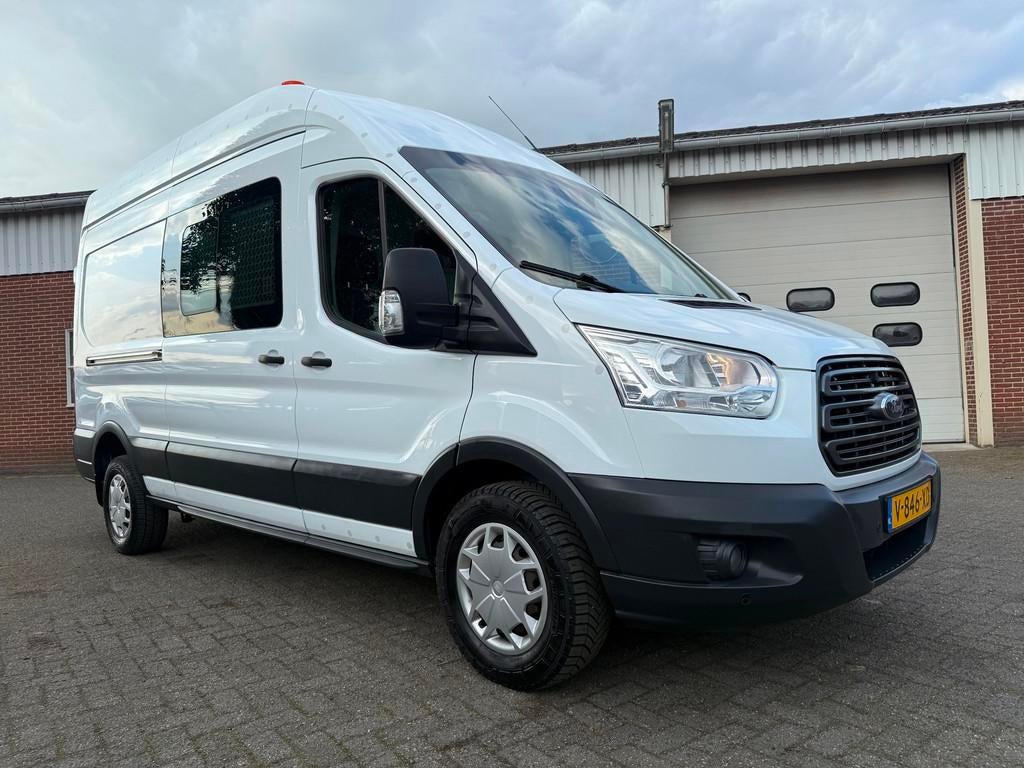 Ford Transit 350 2.0 TDCI L3H3 Trend euro 6 camera airco cru, Auto's, Achterwielaandrijving, Euro 6, 4 cilinders, 2800 kg