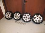 14 inch Lichtmetalen Velgenset met banden 165/60/R14 4x100, Ophalen, Gebruikt