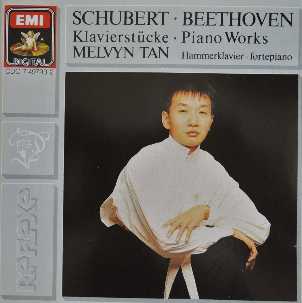 Schubert & Beethoven - Melvyn Tan (Fortepiano) - EMI - DDD, Ophalen of Verzenden, Romantiek, Zo goed als nieuw, Kamermuziek