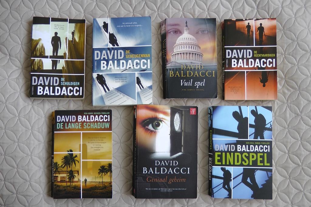 Zeven thrillers van bestseller auteur David Baldacci, Boeken, Gelezen, David Baldacci, Ophalen of Verzenden, Nederland