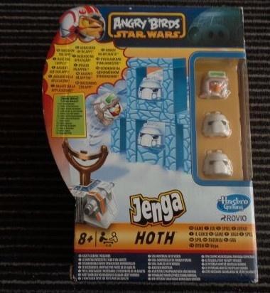 Angry Birds Star Wars Hoth Jenga spel Hasbro = compleet, Hobby en Vrije tijd, Gezelschapsspellen | Overige, Zo goed als nieuw