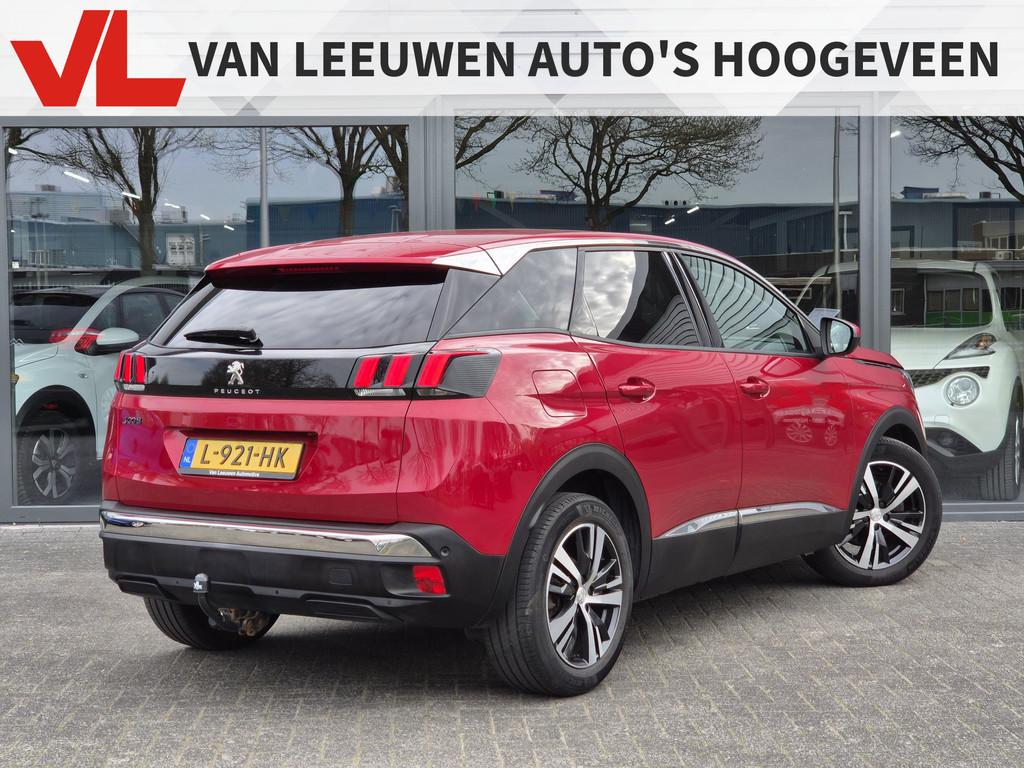 Peugeot 3008 1.2 PureTech Allure | Trekhaak | RIJKLAAR |, Gebruikt, 1199 cc, Leder en Stof, 1245 kg