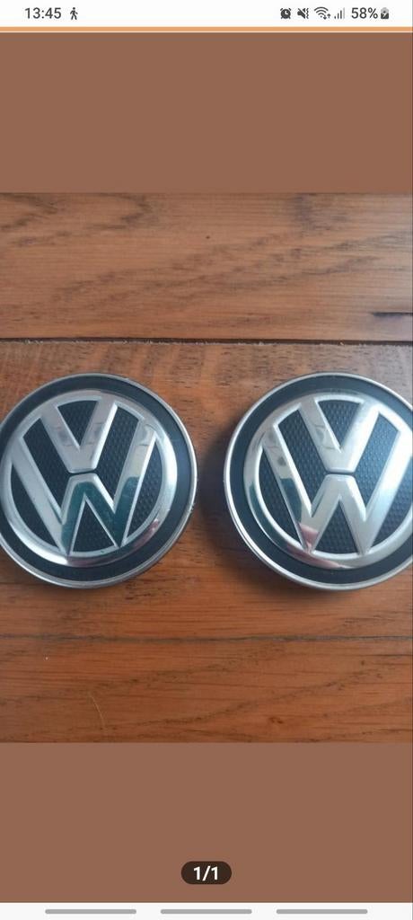 VW naafdoppen, Ophalen of Verzenden, Zo goed als nieuw