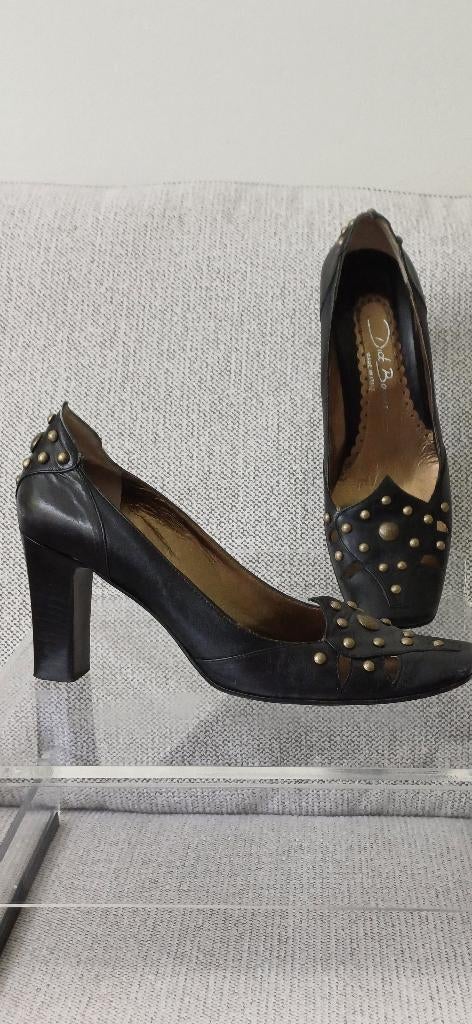 Prachtige zwarte hakken van DICK BOONS      maat 41, Verzenden, Zwart, Zo goed als nieuw, Schoenen met hoge hakken