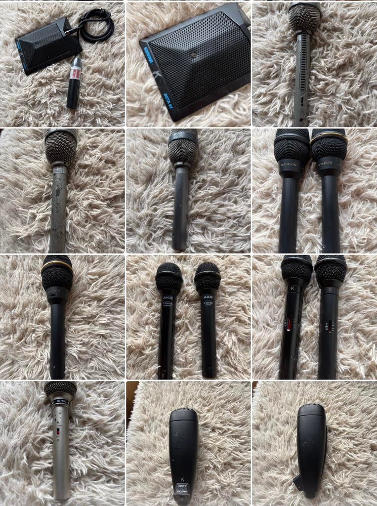 Vintage microfoons te koop #2, Ophalen of Verzenden, Gebruikt, Zangmicrofoon