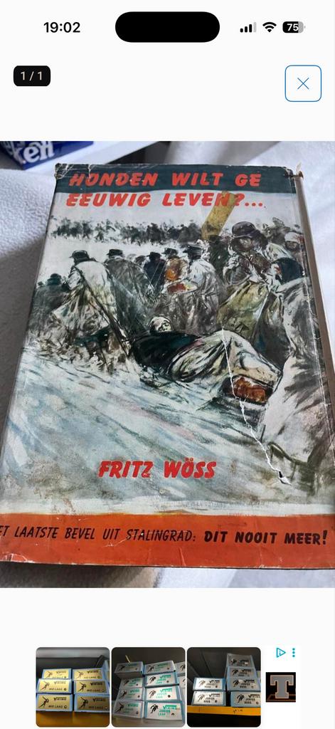 Honden wilt ge eeuwig leven? - Fritz Wöss (Oorlogsroman), Boeken, Ophalen of Verzenden, Gelezen