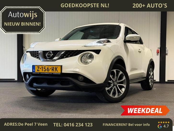 Nissan Juke 1.6 Acenta|AUT|CAMERA|LED|GOED ONDERHOUDEN, Auto's, Nissan, Bedrijf, Te koop, Juke, ABS, Achteruitrijcamera, Airbags