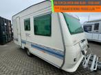 Adria UNICA 390 DS DINETTE + TREINZIT + FIETSENDRAGER, Caravans en Kamperen, Caravans, Serviceluik, Bedrijf, Tot en met 3, Adria