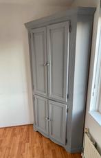 Grenen hoekkast kledingkast, Gebruikt, 200 cm of meer, Grenenhout, 50 tot 75 cm