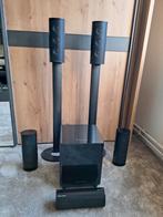 Harman Kardon HKTS 30 - 5.1 speakerset | HTFS3 Stands, Gebruikt, Complete surroundset, 120 watt of meer, Ophalen