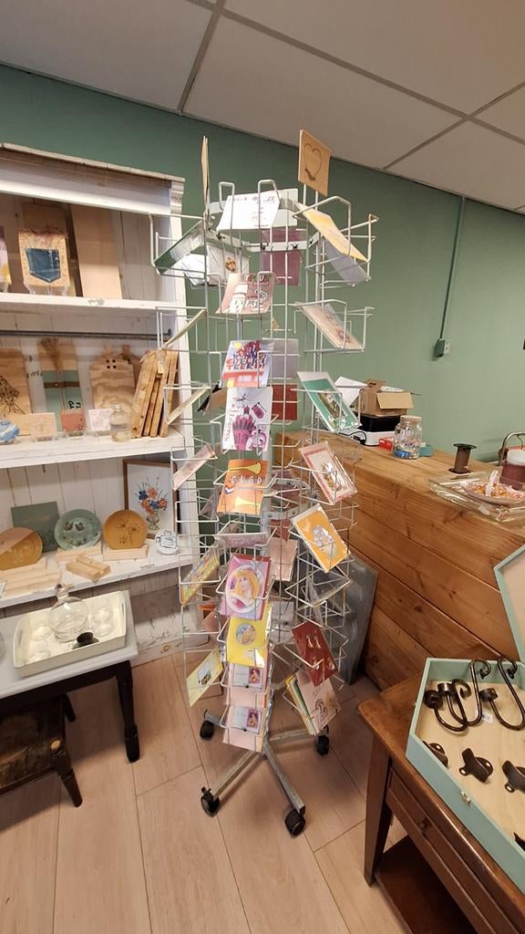 Kaarten rek inclusief de kaarten, Ophalen