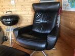 Relaxfauteuil met voetenbank Prominent leer, Ophalen, Gebruikt, Leer, 50 tot 75 cm