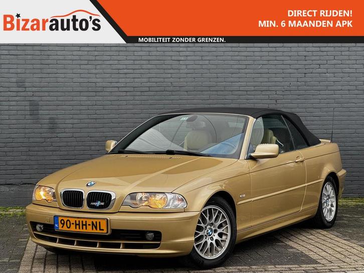 BMW 3-serie Cabrio 320Ci Executive | Memory | Handgeschakeld, Auto's, BMW, Bedrijf, Te koop, 3-Serie, ABS, Airbags, Airconditioning
