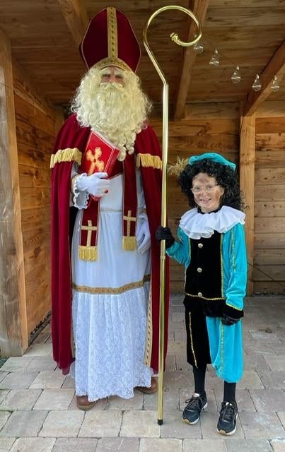 Sint Sinterklaas Piet pieten pakken vele kleuren en maten, Ophalen, Zo goed als nieuw