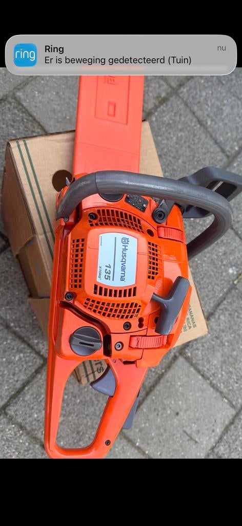 Husqvarna 135 kettingzaag, Ophalen of Verzenden, Gebruikt, Benzine