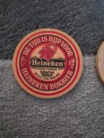 3 Heineken Bokbier Viltjes - Vintage Bier Viltjes, Ophalen of Verzenden