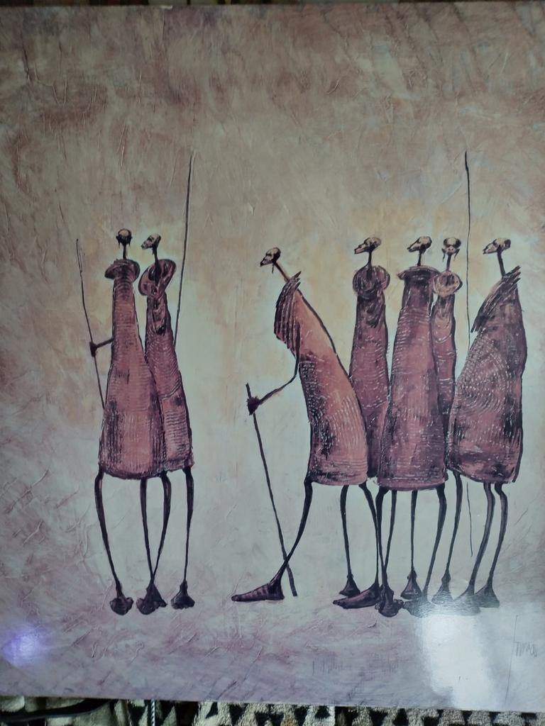 Schilderijen twee stuks, Ophalen