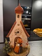 Vintage Hummel Klokje Kerkje met Meisje Beeldje, Ophalen of Verzenden