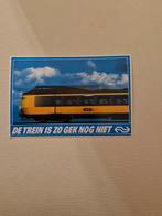 6208 NS Trein Sticker: De Trein Is Zo Gek Nog Niet, Ophalen of Verzenden, Zo goed als nieuw, Trein, Overige typen