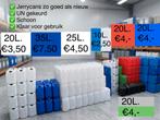 Jerrycans 10liter/20liter/25liter/35 liter UN gekeurd., Minder dan 75 liter, Ophalen, Zo goed als nieuw, Kunststof