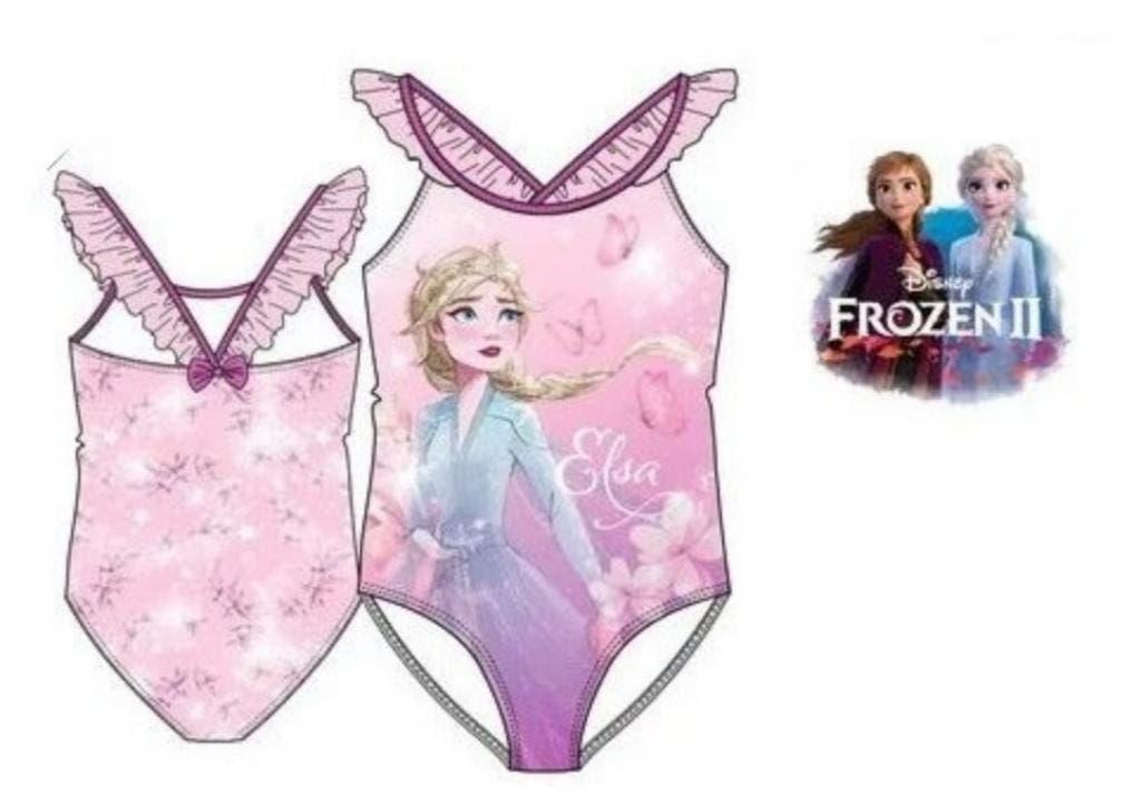 Disney Frozen Badpak / Zwempak Glitter Dots - Maat 128, Meisje, Badpak, Nieuw, Nvt